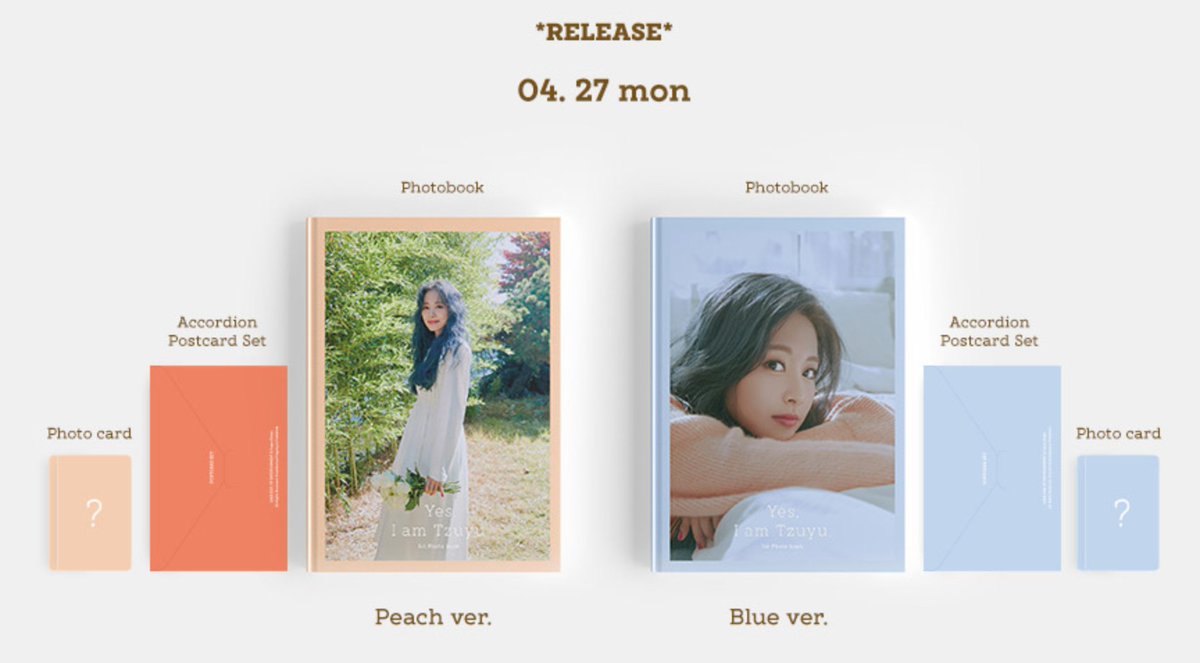 Tzuyu's 1st photobook 
