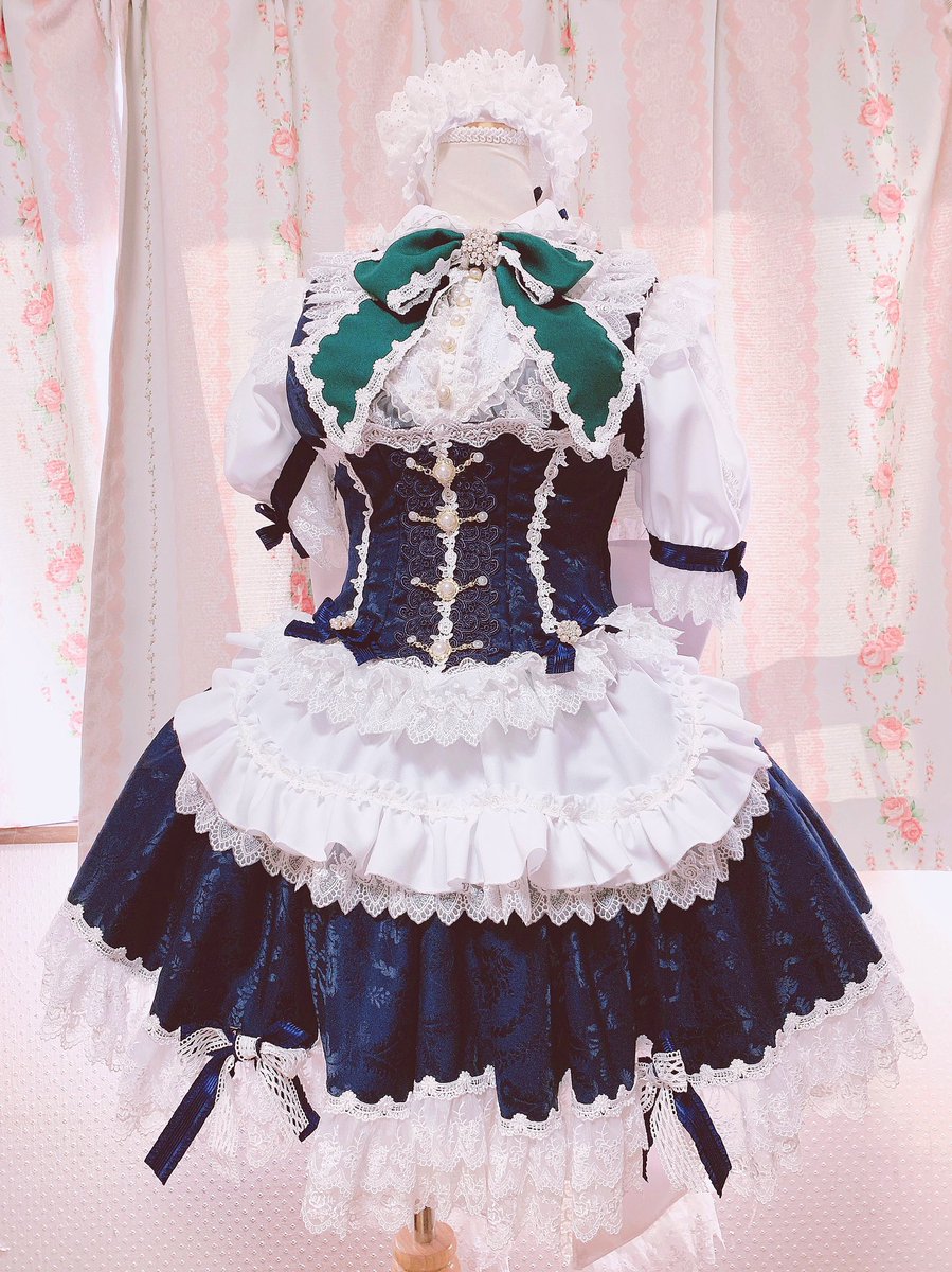 ♡コスプレ衣装 十六夜咲夜 アレンジ衣装 コルセット取るとMMDのモデル