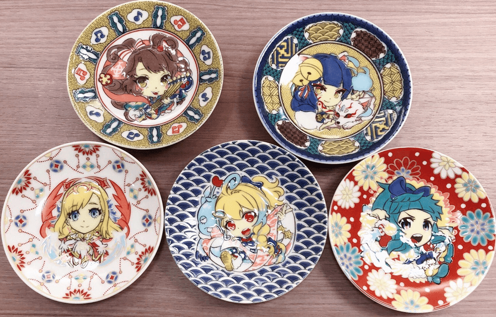 モンスト×九谷焼シリーズ」 心斎橋店に代わって、オンラインストアで