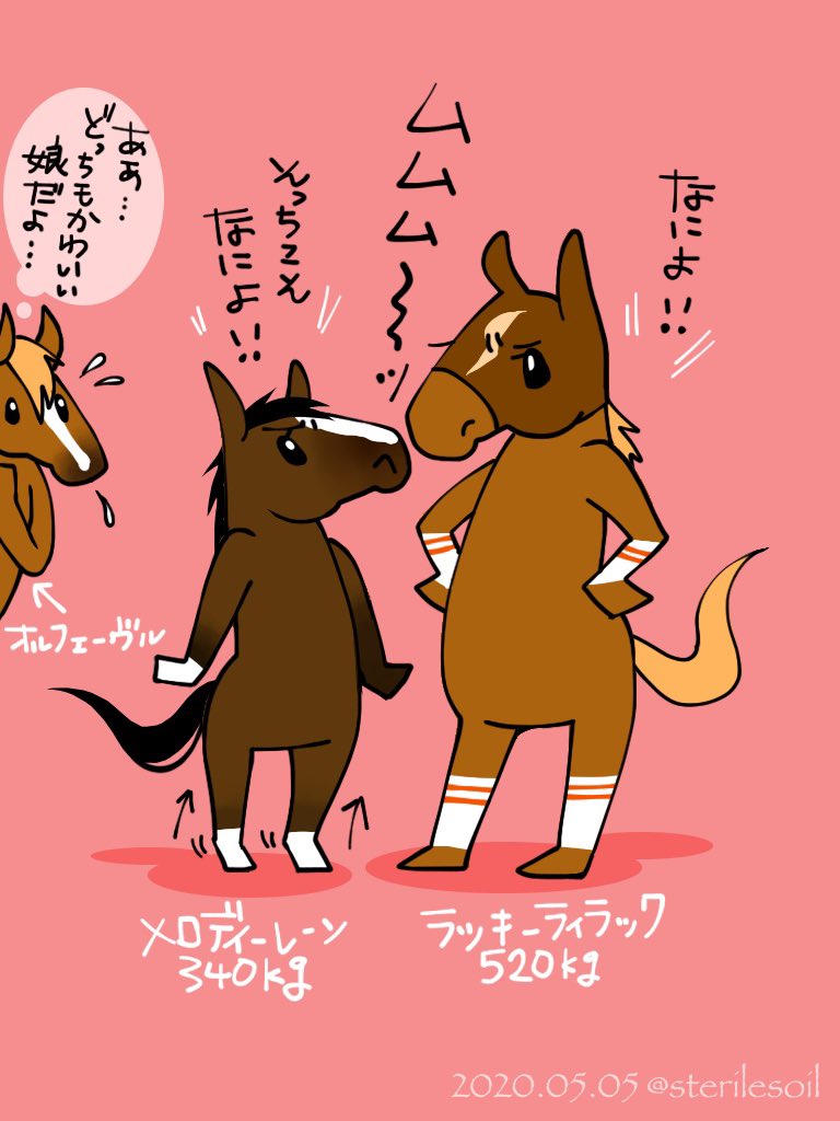 アイドルホースまとめて5体Mラッキーライラック、ヨシオ、メロディー