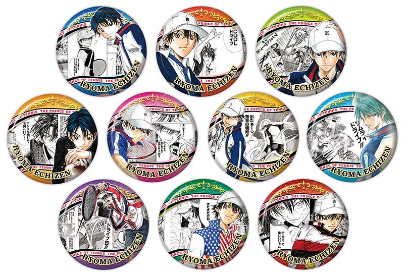 テニスの王子様大原画展 グッズ紹介 「コレクション缶バッジ“HEROES