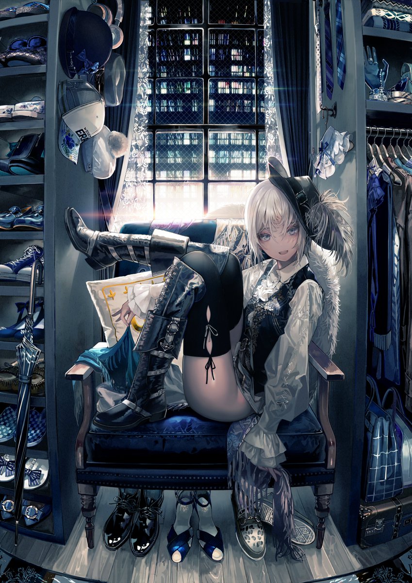 時代』がテーマの #絵師100人展 09 にて描かせて頂いた『時代を着る