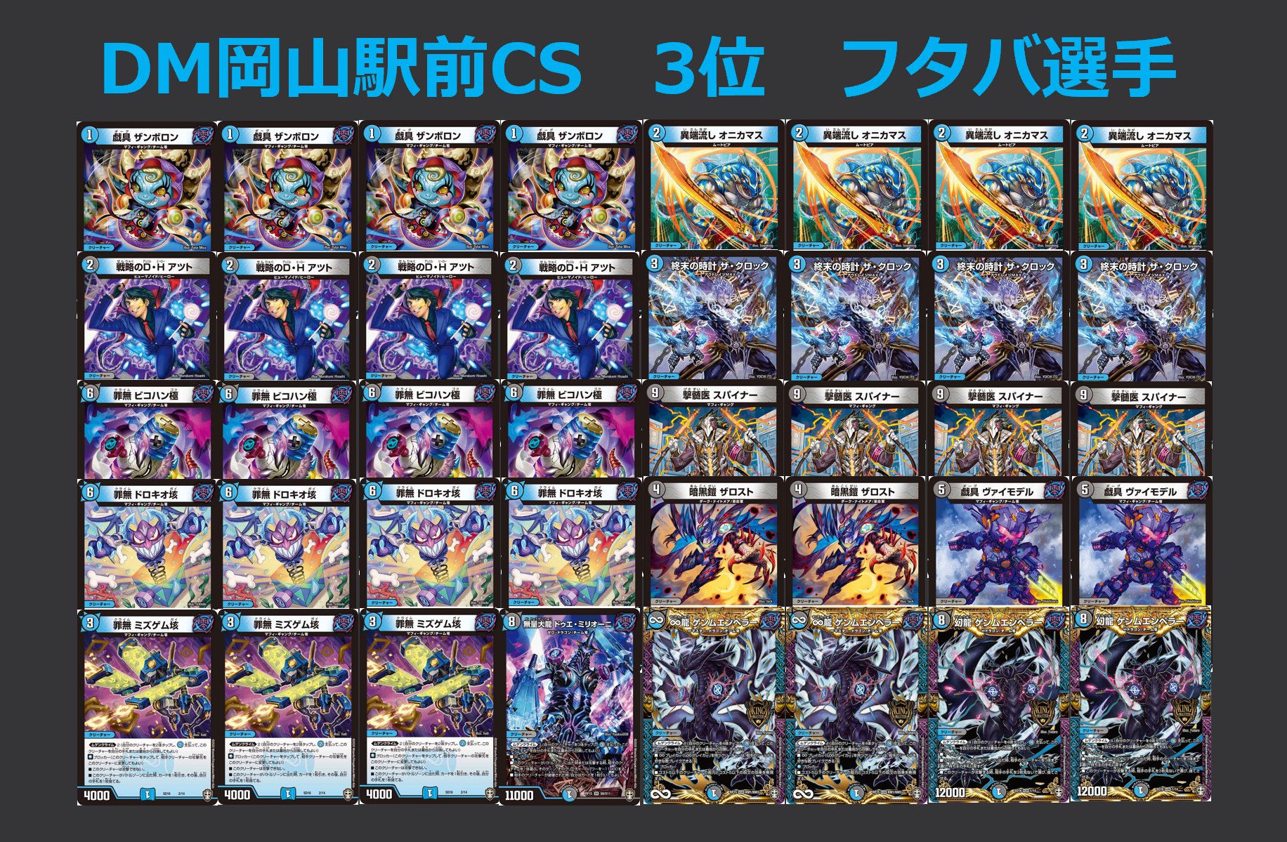 デュエマ ゲンムエンペラーデッキ+α デュエマ ゲンムエンペラーデッキ+