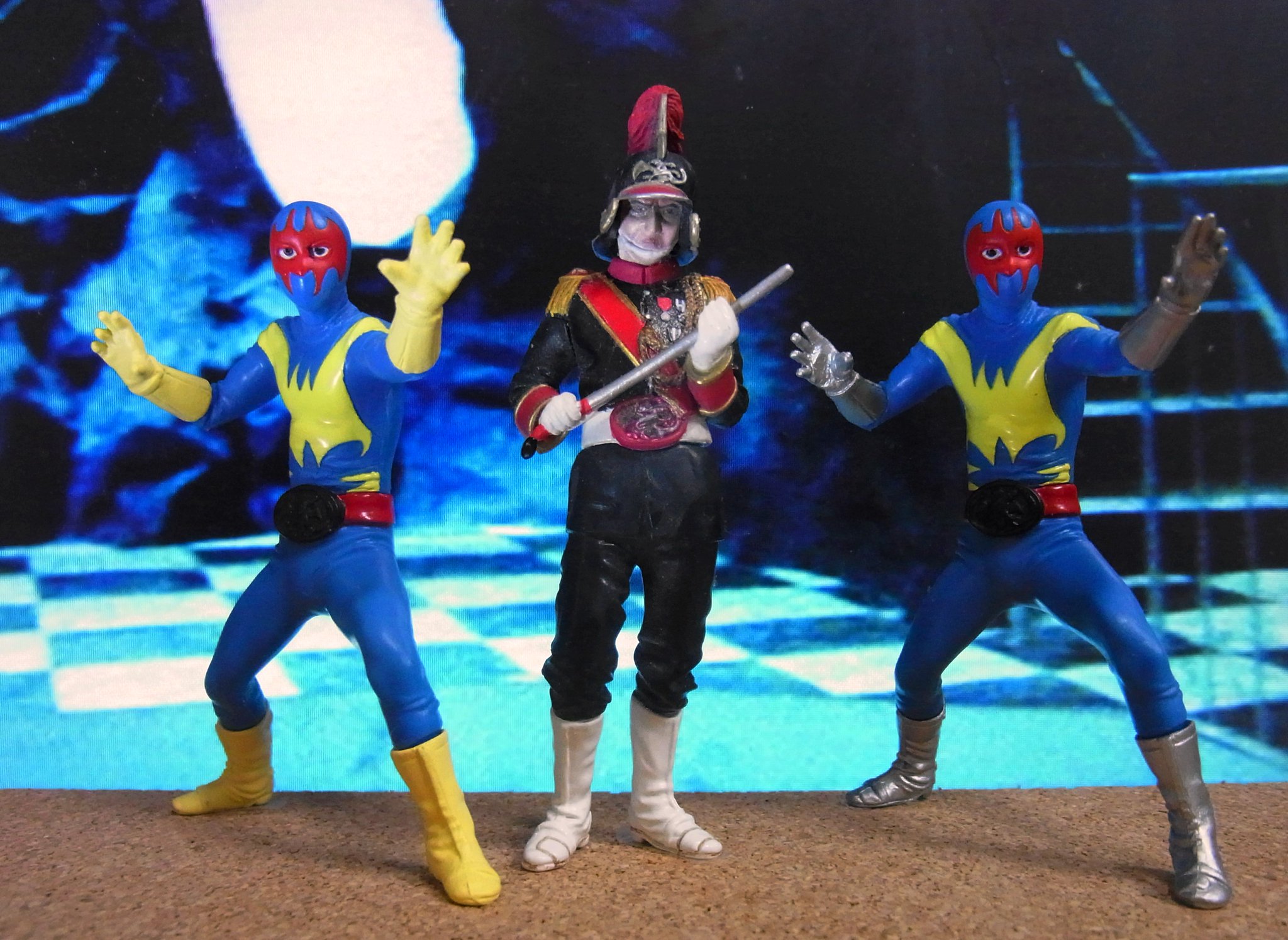 ガシャポンDG仮面ライダー ブラック将軍 ドリルver と通常の2個 DG