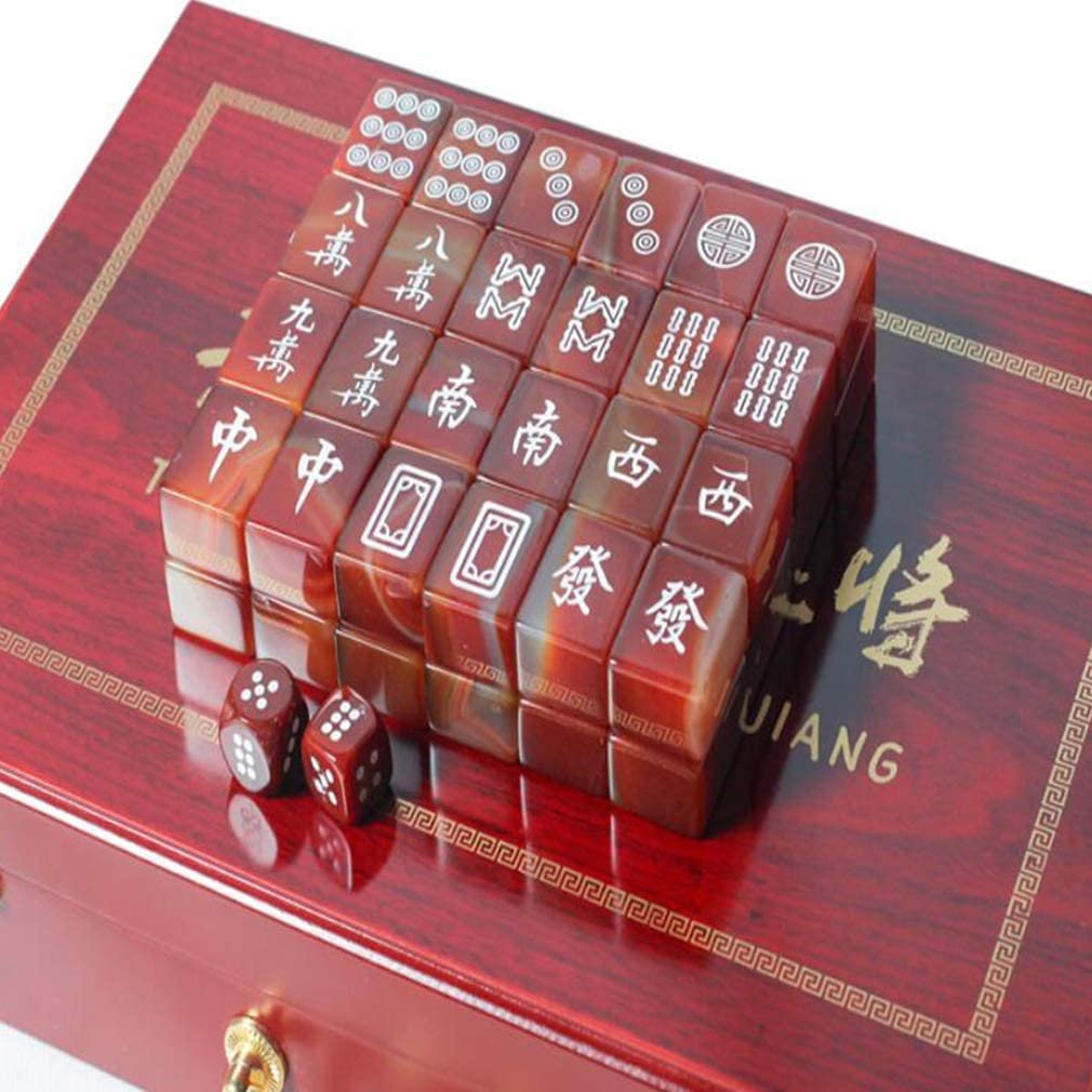 64000円の瑪瑙の麻雀牌にすごい興味を惹かれてるんだけど、これ石模様