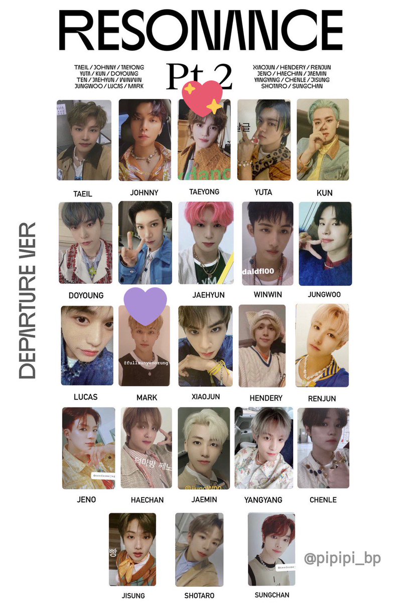 NCT2020 resonance pt.1 past ヘチャン キノ トレカ NCT 2020