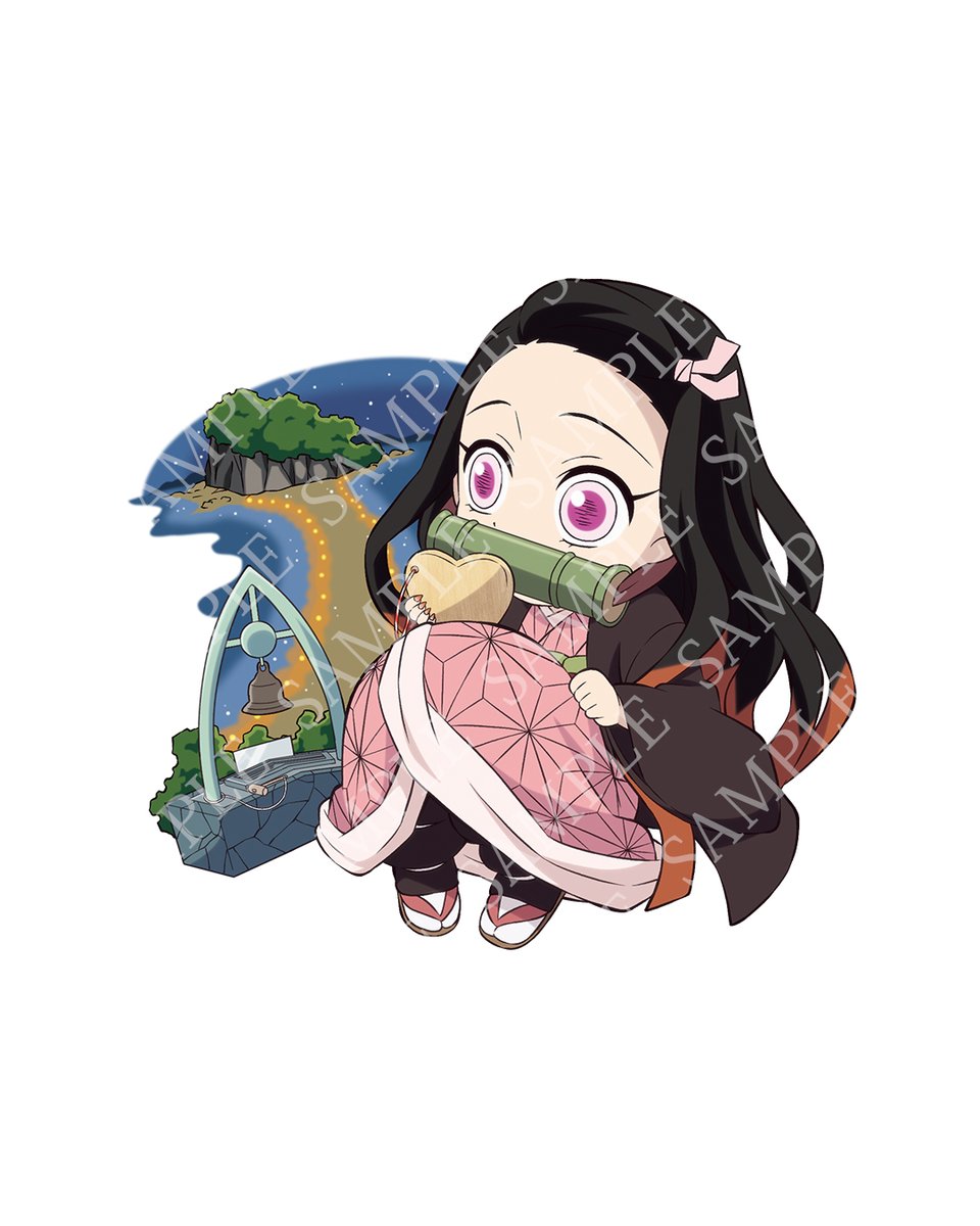 ダイニング　書き下ろしイラスト 竈門禰豆子 鬼滅の刃 スタンディPOP原画版