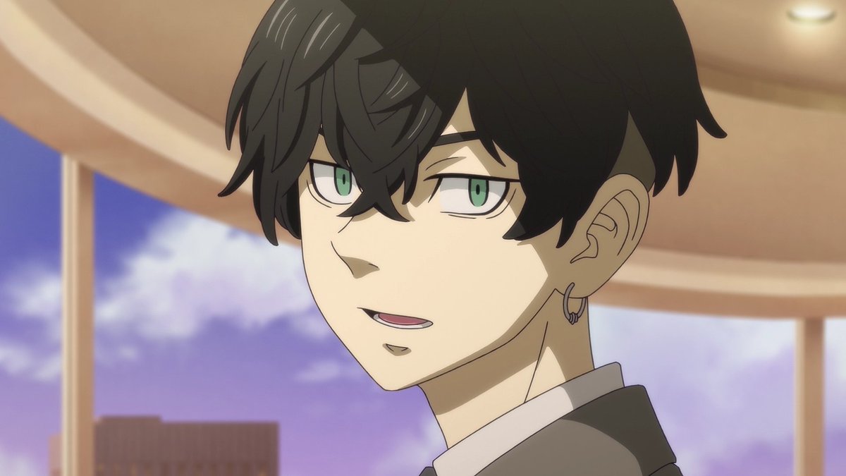 黒髪千冬くん ビジュ圧倒的強い👊多分東リべの中で1番強い 金髪も好き