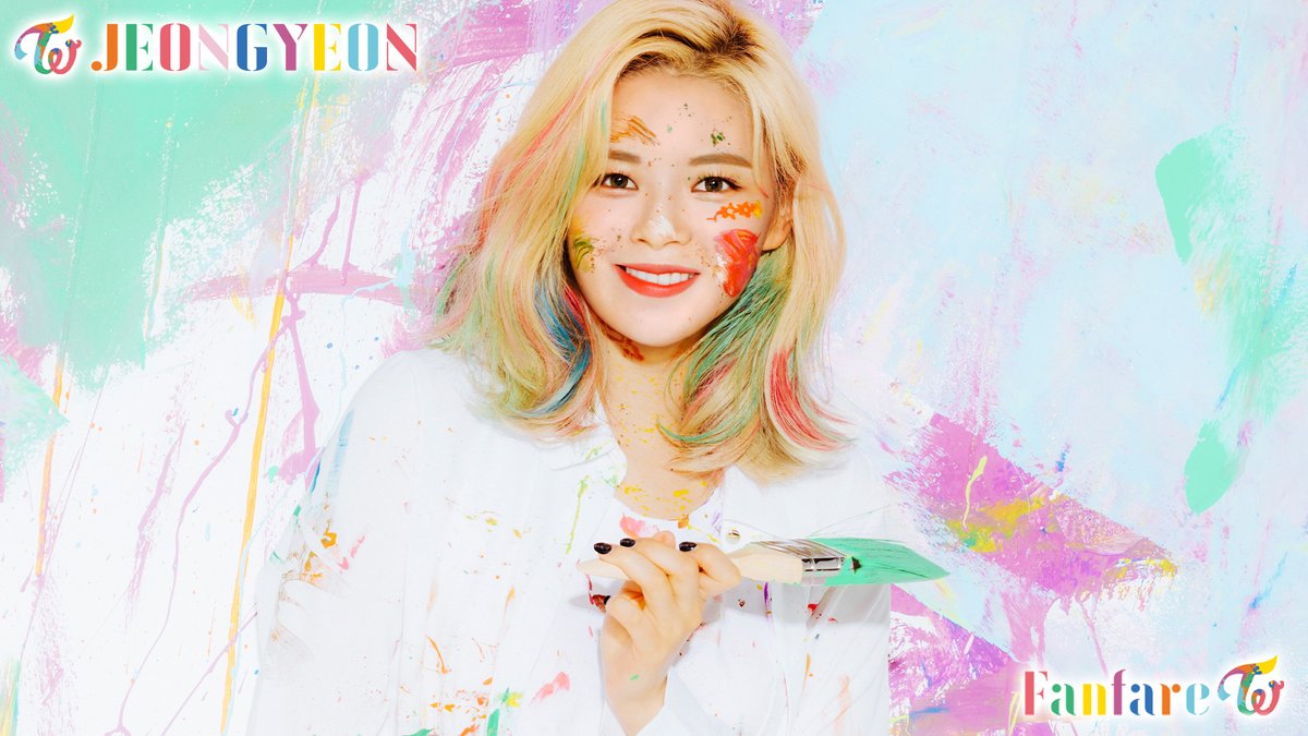 JYPETWICE #Fanfare Digital Cards Jeongyeon 📸 #TWICE #트와이스