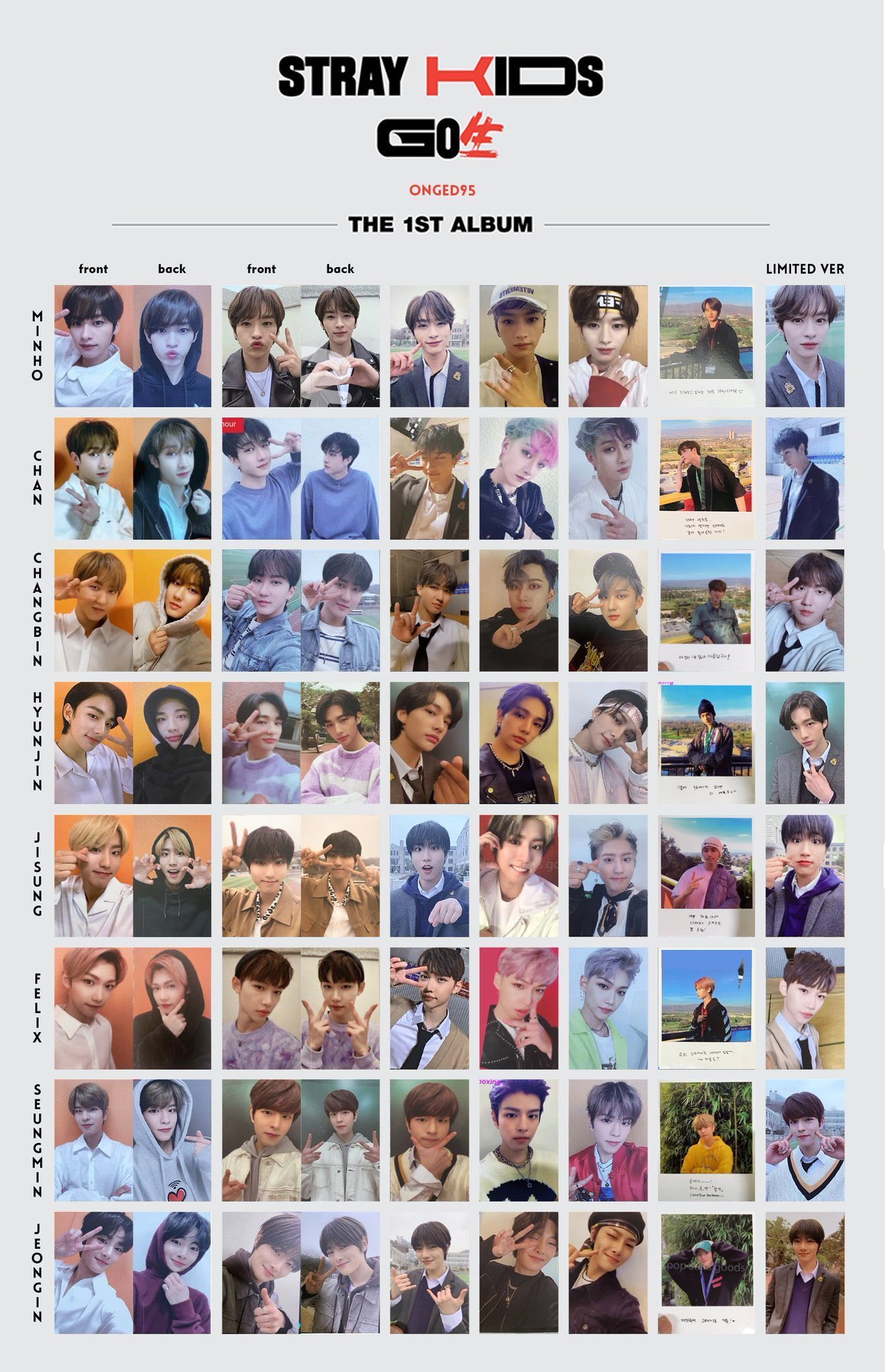 Straykids Go生 神メニュースミンイベント 当選 トレカ スンミン Stray