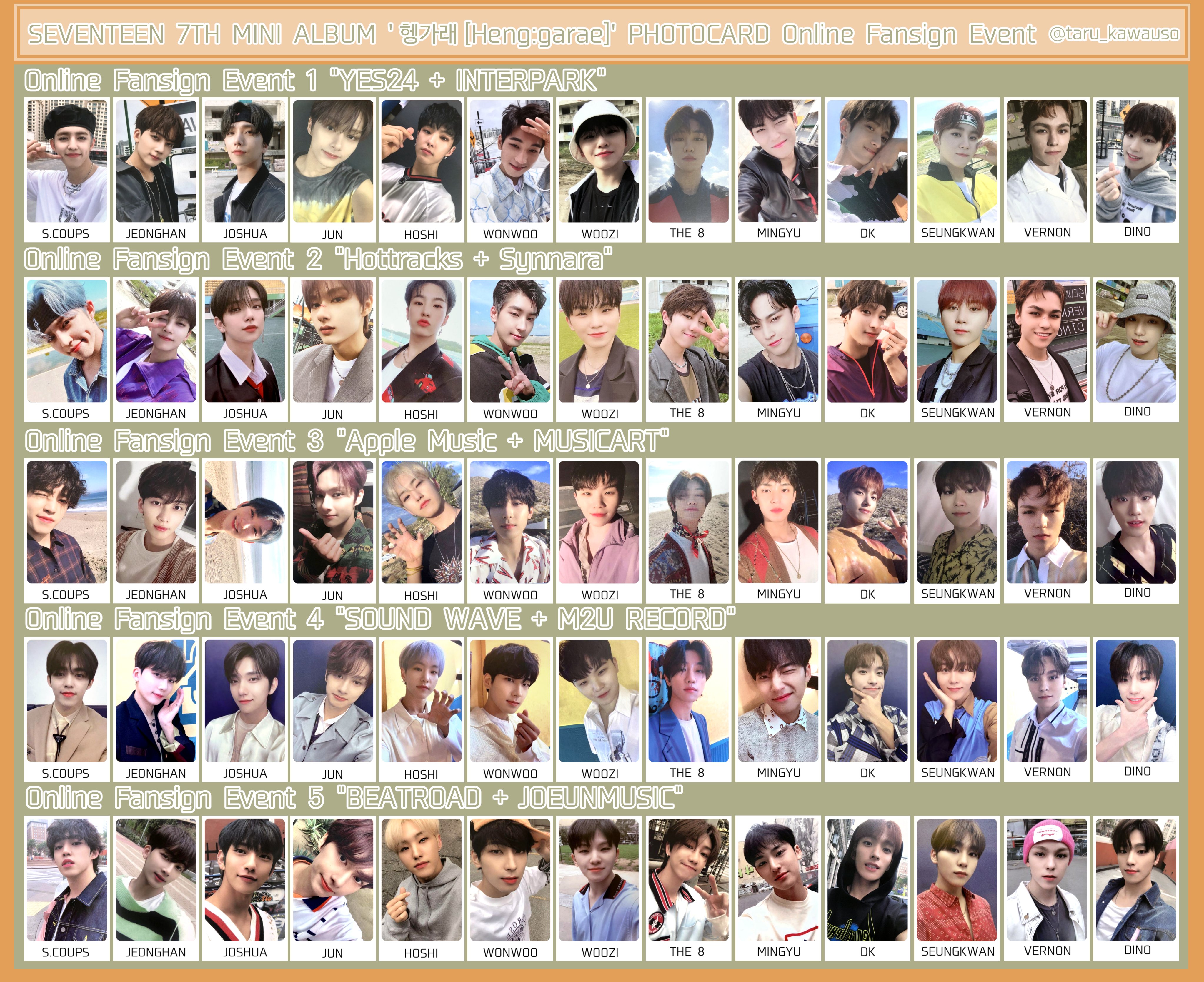 ヘンガレ ヨントン エスクプス シンナラ SEVENTEEN セブチ ヘンガレ