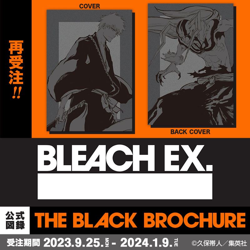 再受注スタート‼🔥 ＼ #BLEACH 原画展 公式図録 『BLEACH EX. THE