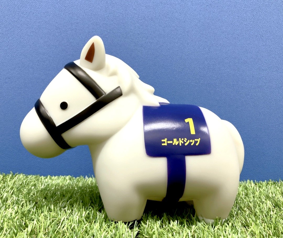 🐎10月商品紹介🐎 「#サラブレッドコレクション」 ソフビBIG(ゴールド