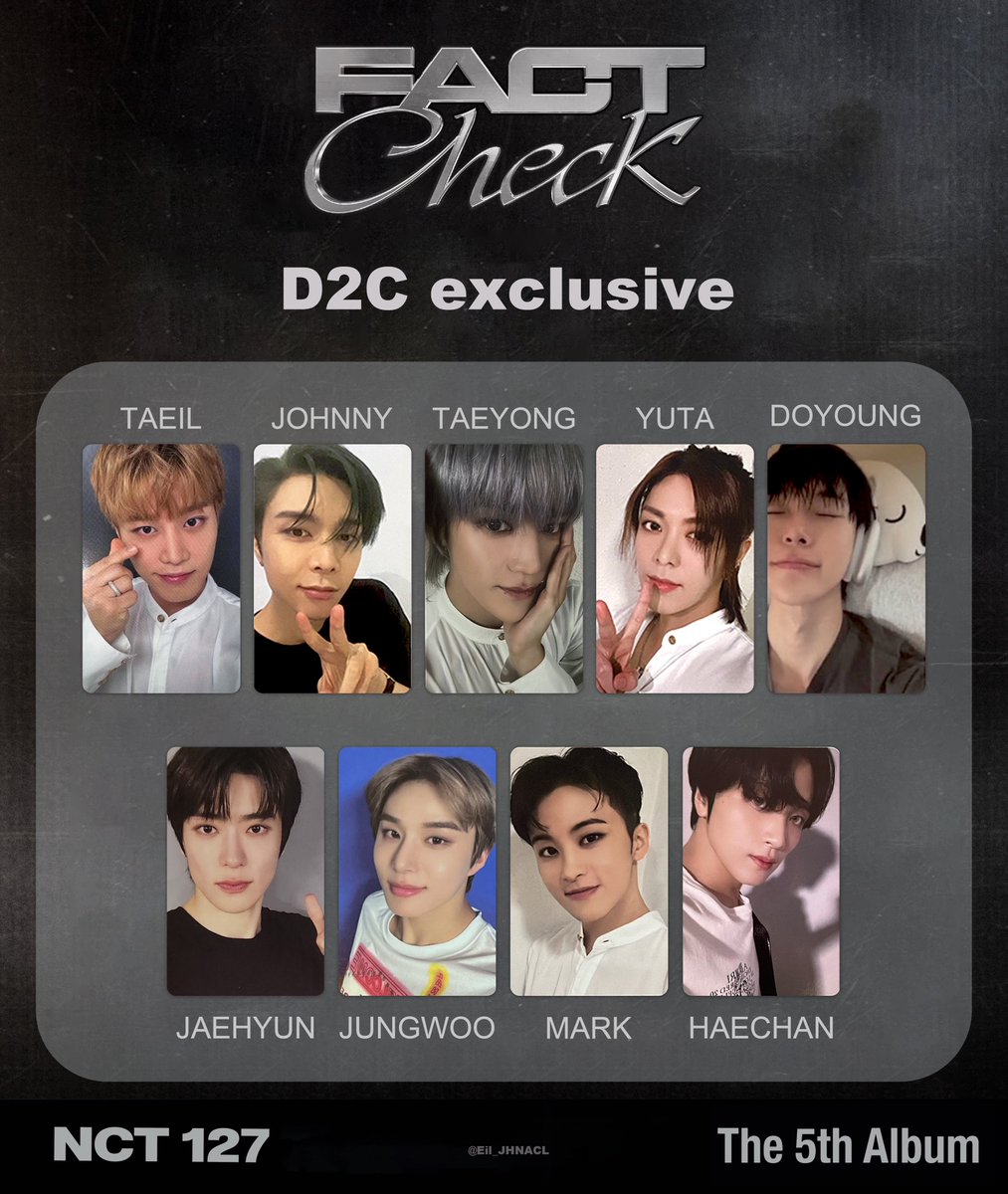 nct 127 fact check photocard template 엔시티 127 팩트체크 포카