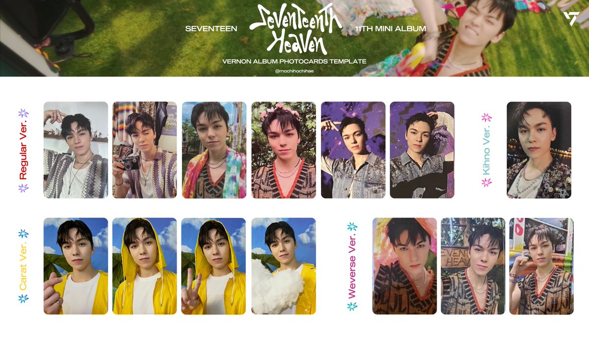 seventeen 11th mini album: seventeenth heaven — vernon album