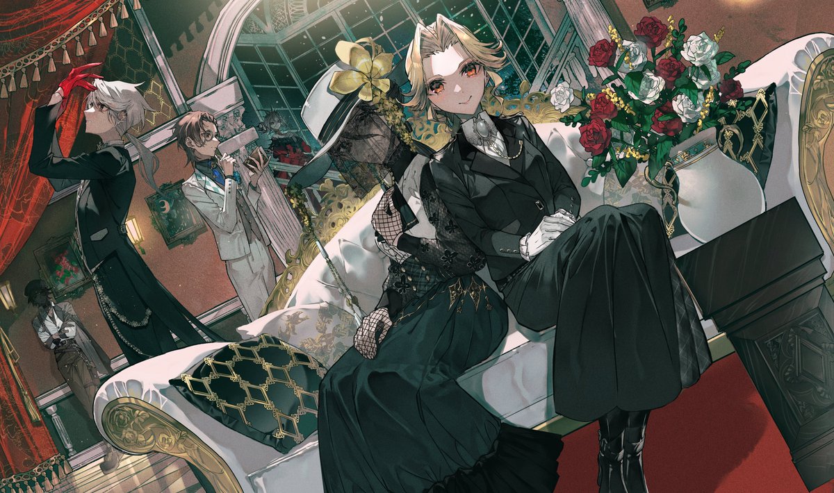 第五人格様（@IdentityVJP）の「Endless Banquet」のMVイラスト