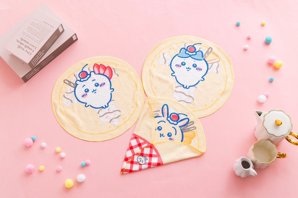 いよいよあした11時から🌼／ 『#ちいかわ クレープくじ』が もうすぐ