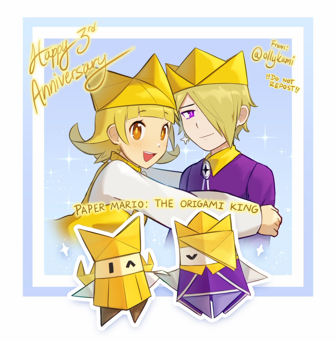 Happy 3rd Anniversary Paper Mario: The Origami King ft. The