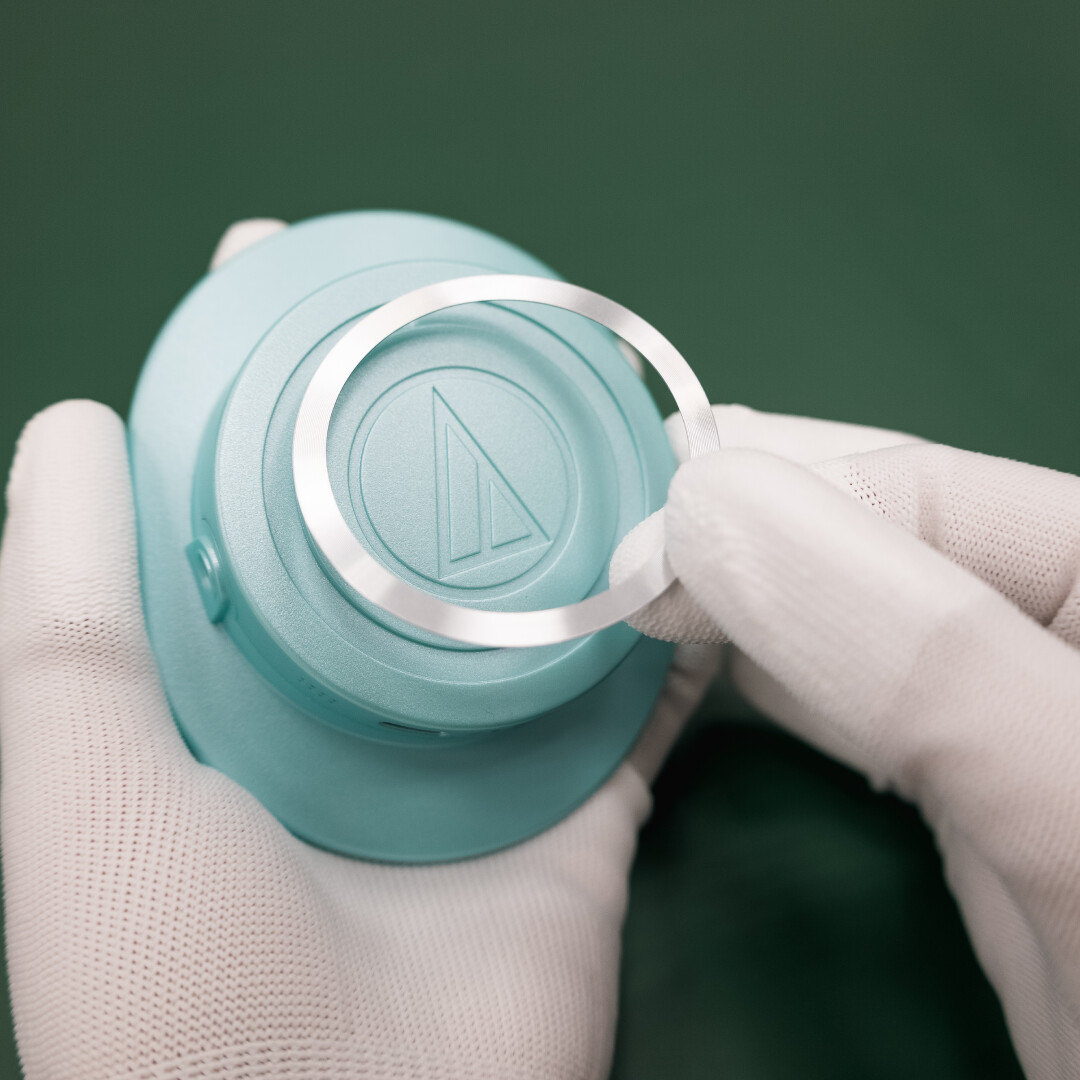 ATH-M50xの2023年限定カラー「Ice Blue」 🧊💙もうすぐ完成💙🧊 #M50x