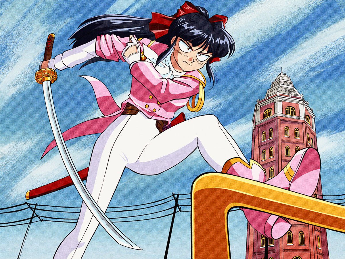 Oh damn I actually happened to draw a Sakura Shinguuji for a