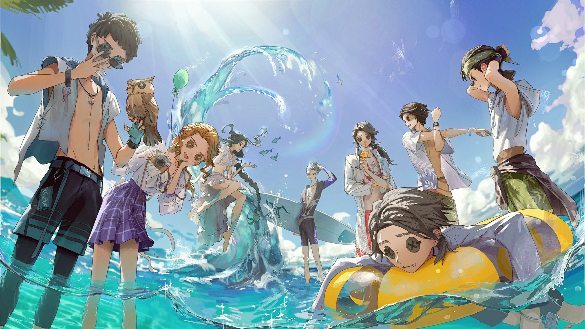 第五人格 作曲家 アクリルスタンドキーホルダー サマーダイブ c102