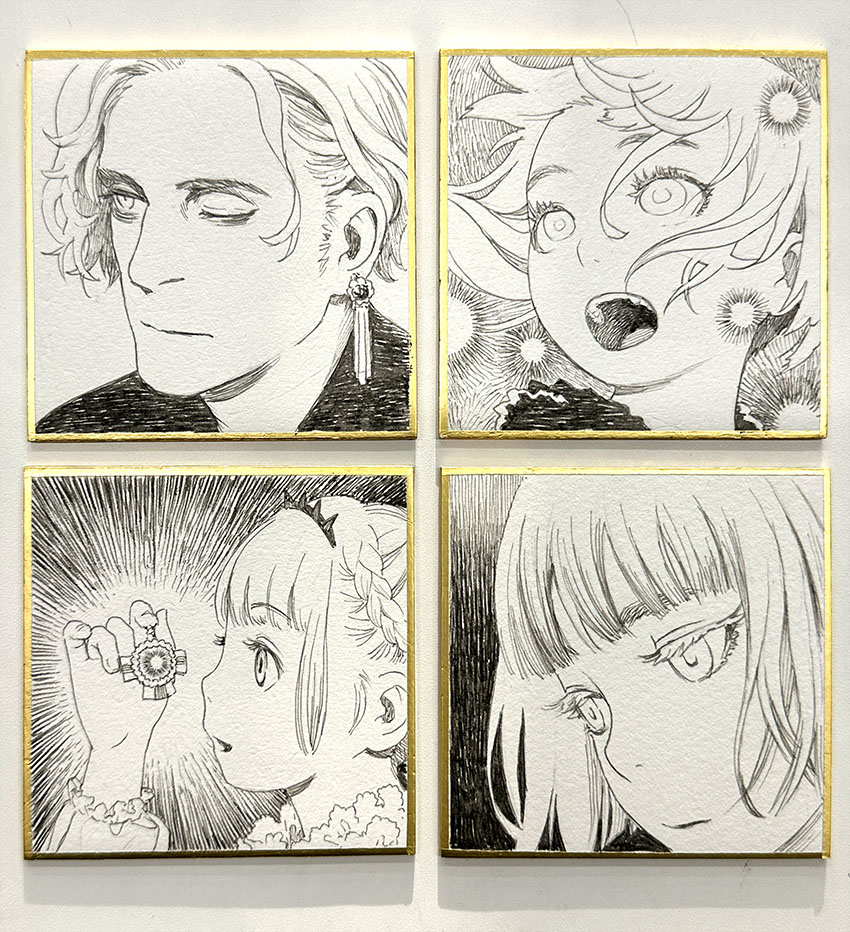 本日開催の『Caiman Commission』でのミニ色紙、僕はこんな感じです