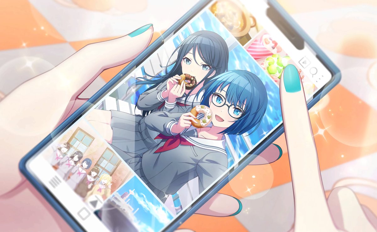 プロセカ高画質 2k 特訓前 桐谷遥 星4 ｜バナー｜ イベ名｜船出の前の