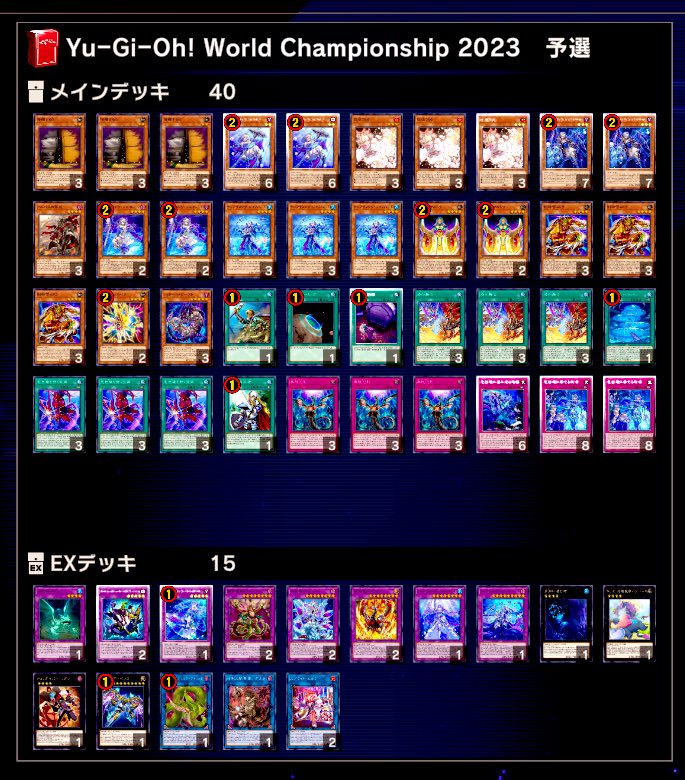 遊戯王WCS予選】 使用デッキ2 『烙印ティアラメンツ』 #マスターデュエル