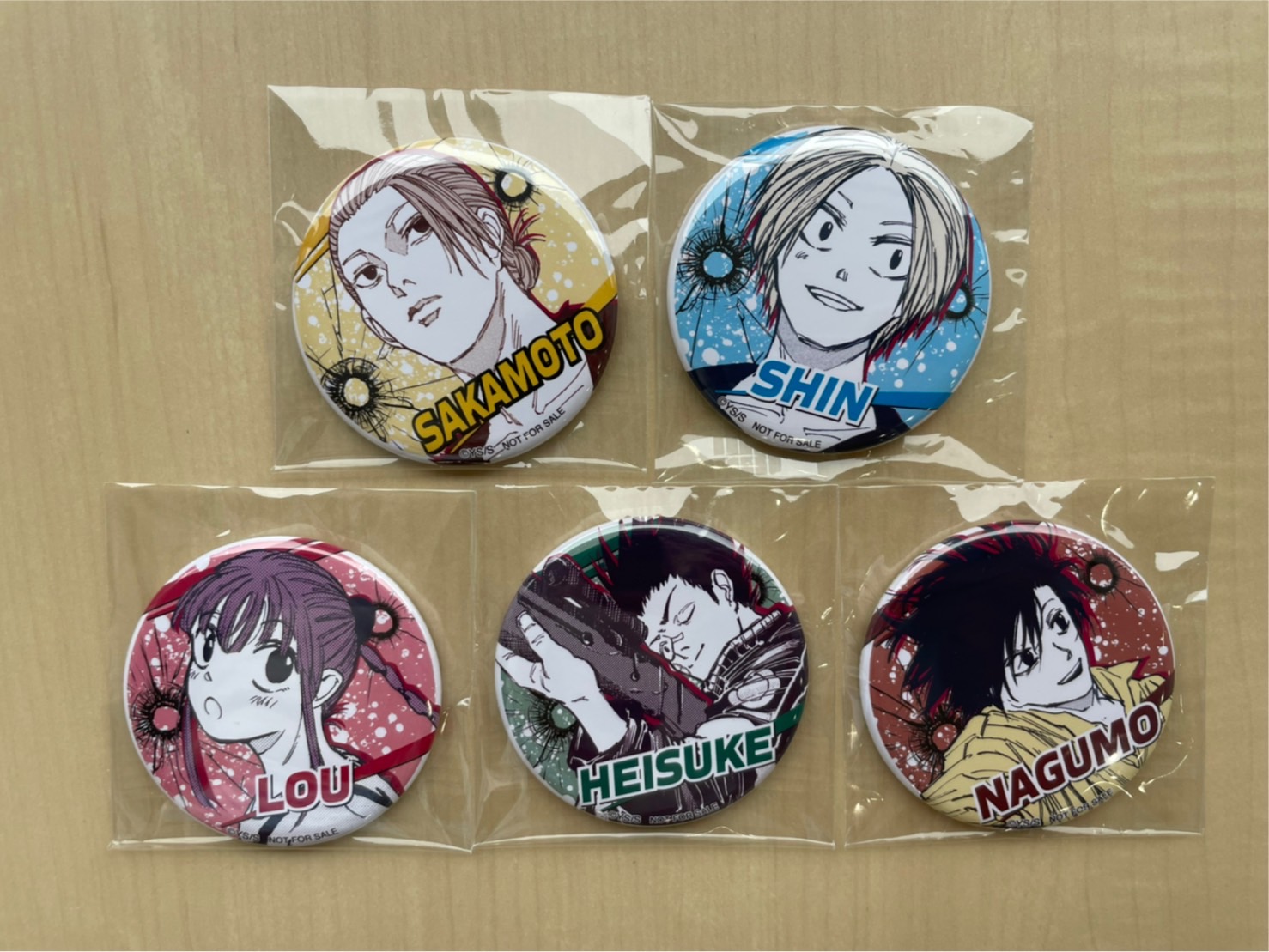 週間少年ジャンプ 創刊55周年記念 豪華55キャラ缶バッジセット 応募