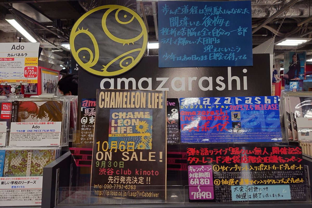 高校生の時にむつ市にあるCDショップに「カメレオンライフって言う地元