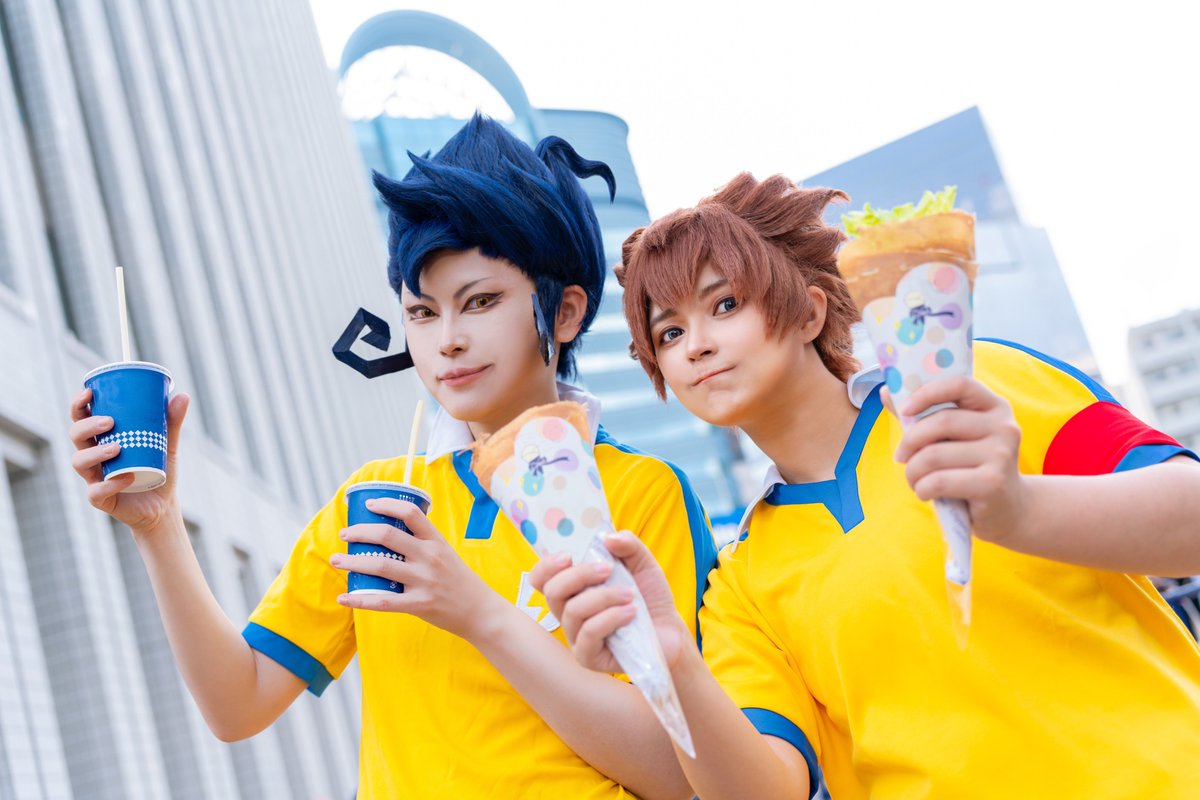 ⚠️コスプレ … イナズマイレブンGO 松風天馬 @upiii0512 剣城京介