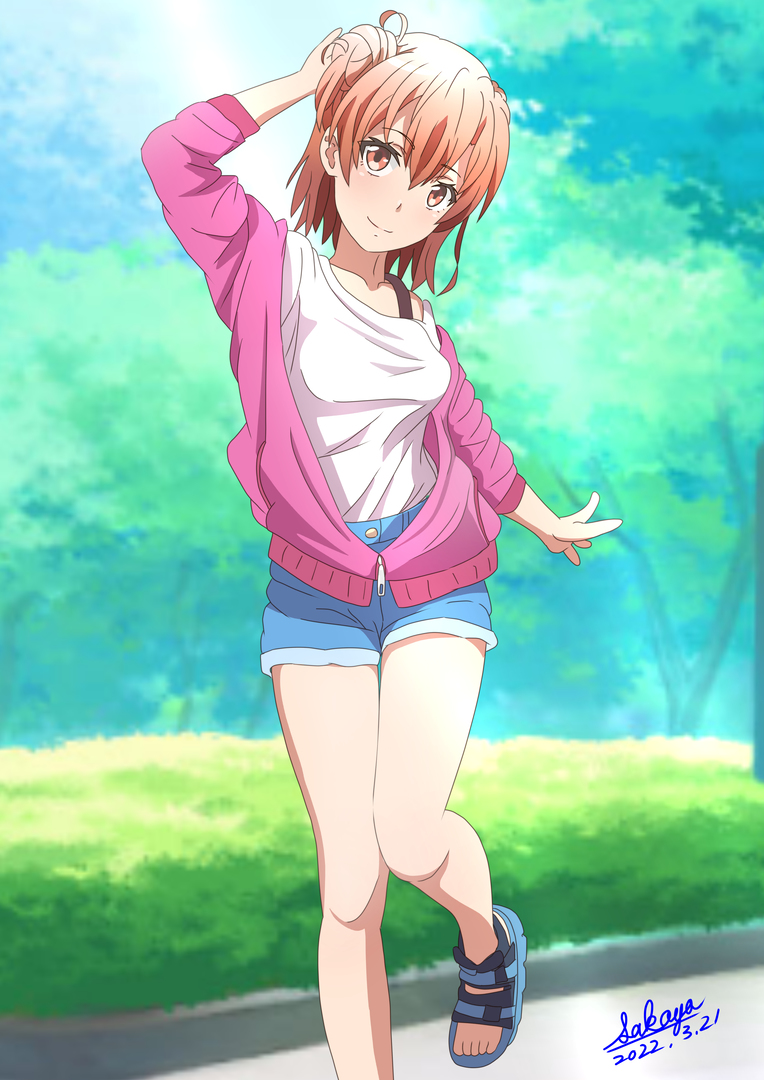 由比ヶ浜結衣」公園散歩 #やはり俺の青春ラブコメはまちがっている