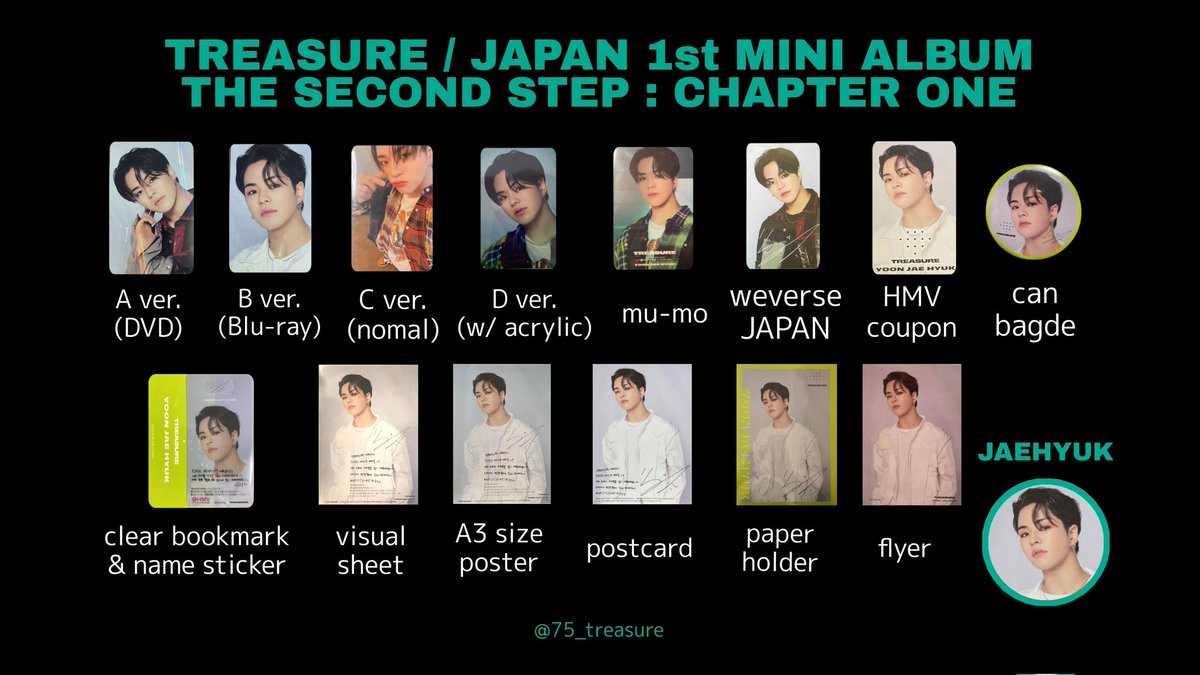 TREASURE / JAPAN 1st MINI ALBUM THE SECOND STEP : CHAPTER ONE