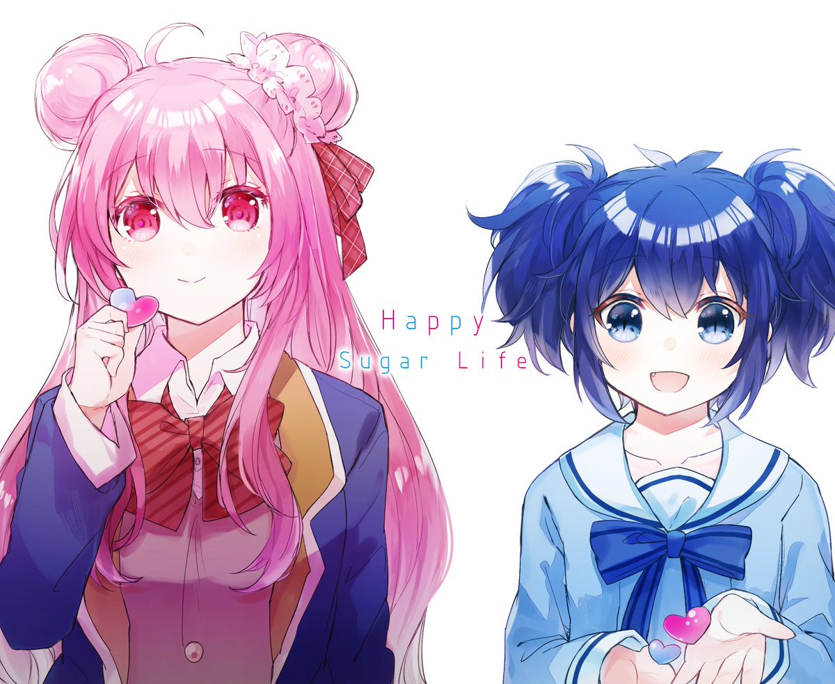 ✨🍬💗🫙💙🧂✨ #ハッピーシュガーライフ #松坂さとう #神戸しお