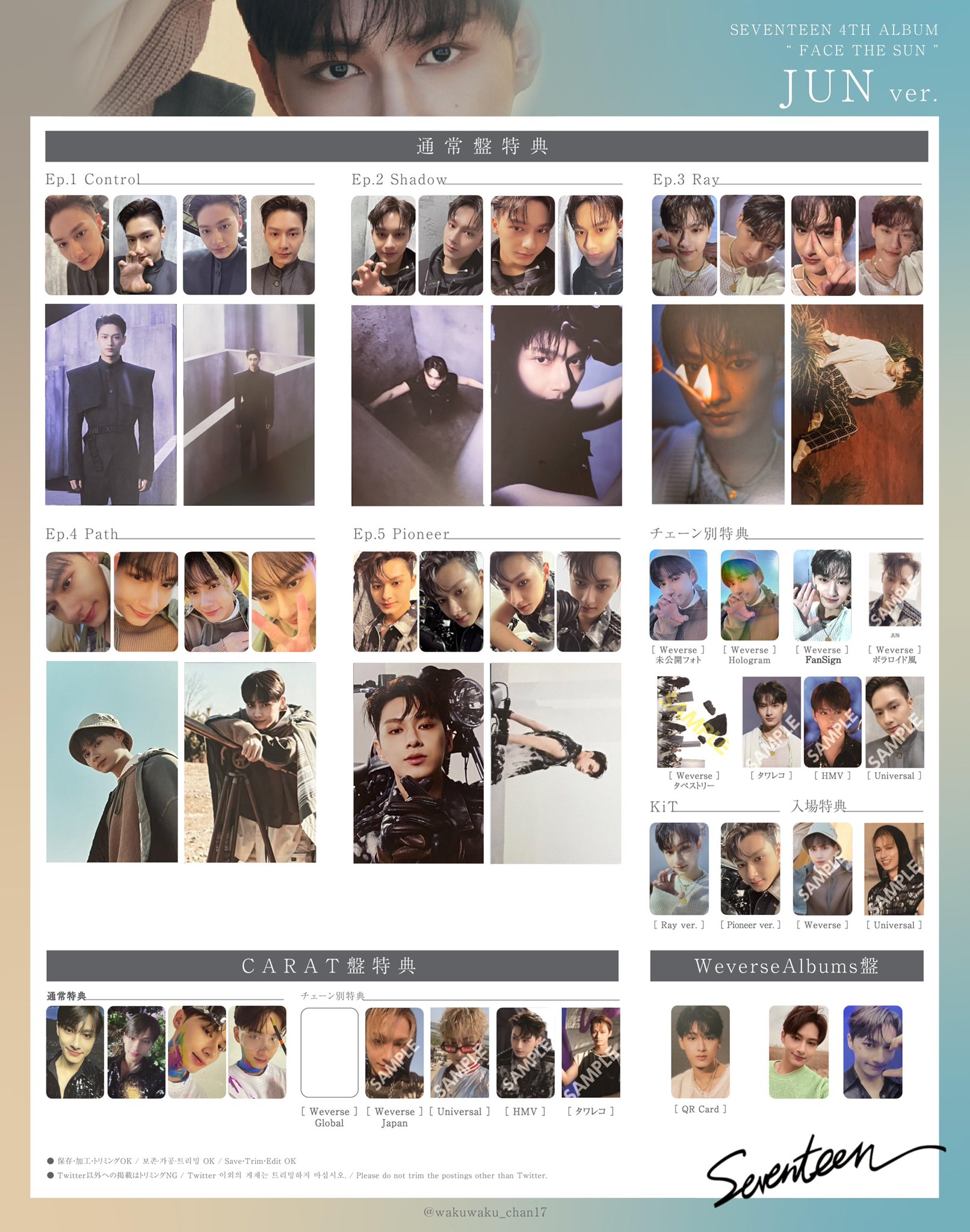 SEVENTEEN トレカ ジュン ヨントン ヘンガレ seventeen セブチ