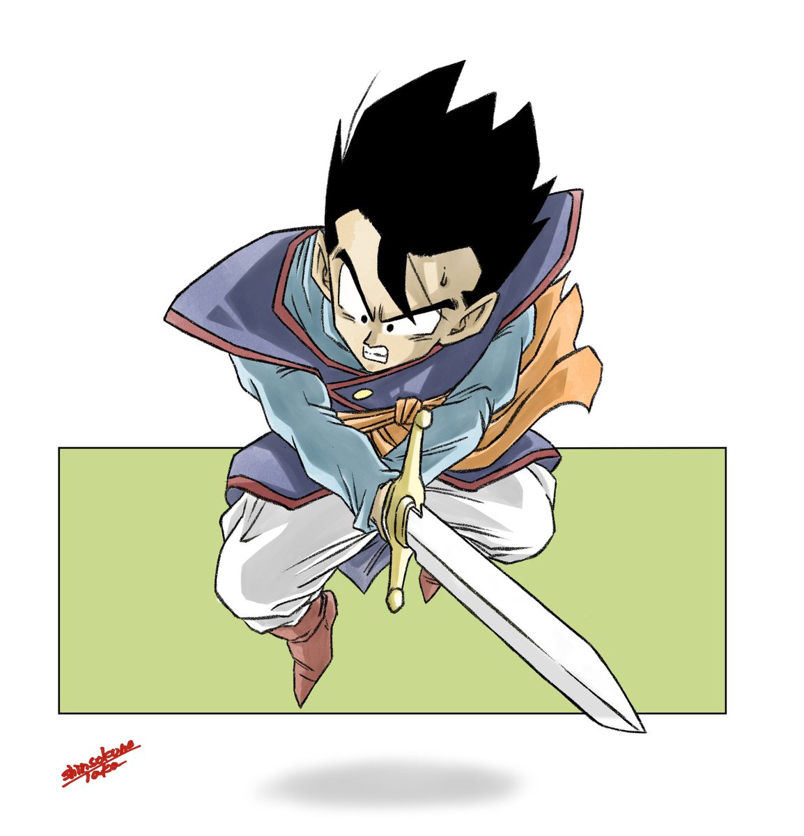 孫悟飯 （青年期） #Zソード #dragonball #dragonballart #悟飯