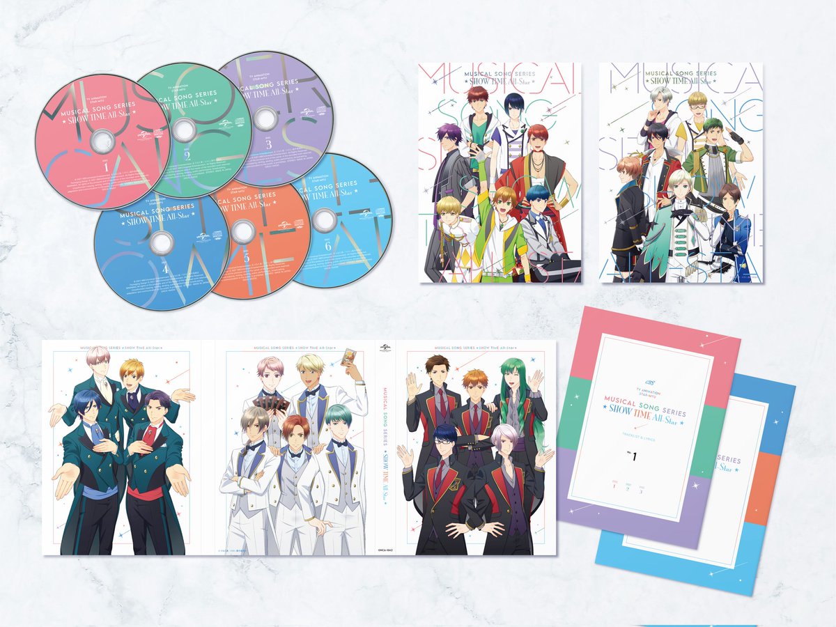 本日発売！】 TVアニメ『スタミュ』ミュージカルソングシリーズCD