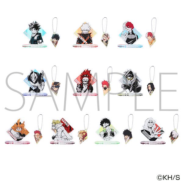 僕のヒーローアカデミア アクリルフィギュア＆チャームコレクション