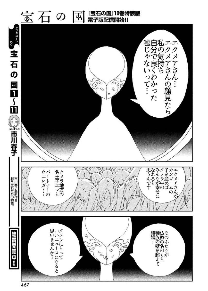 宝石の国12巻特装版ネタバレ注意 素敵だね