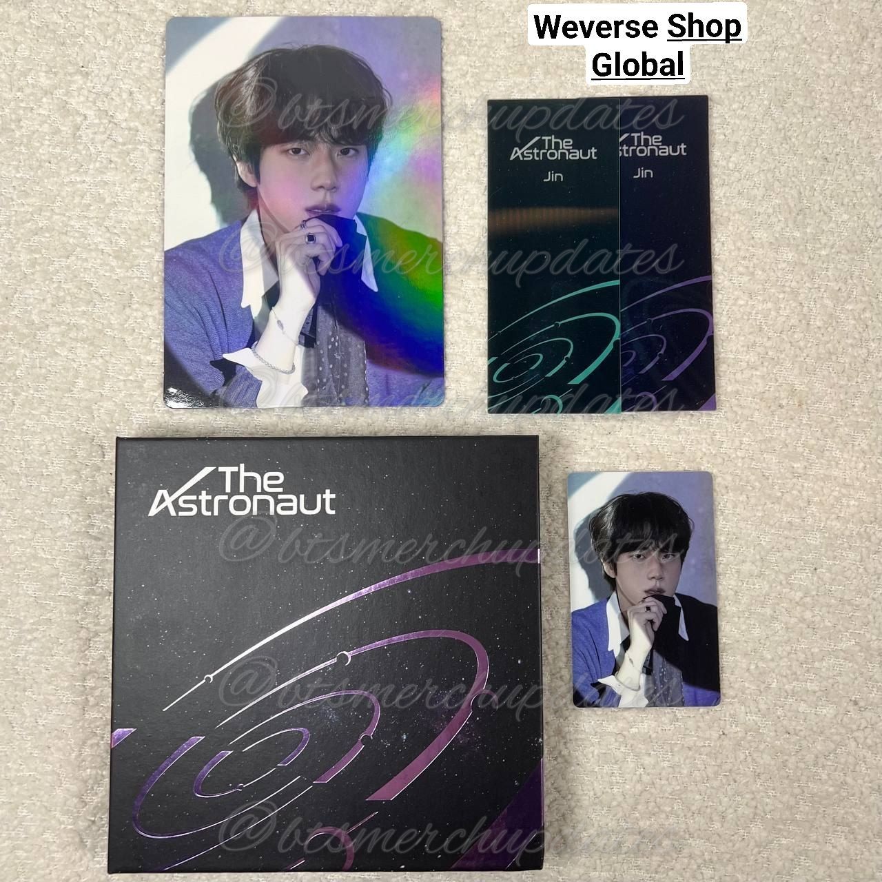 BTS Jin The Astronaut weverse USA限定 トレカ BTSジンthe Astronaut