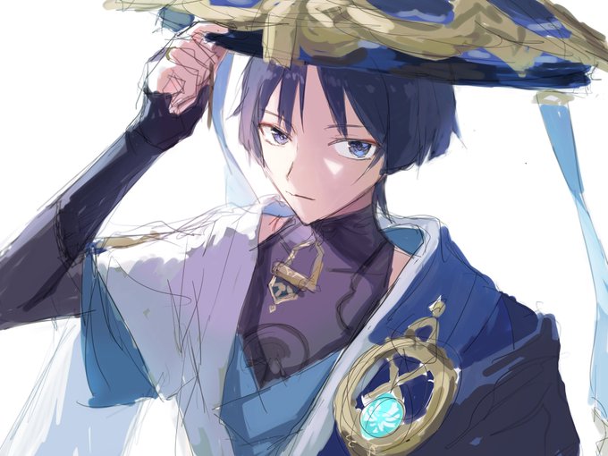 スカラマシュ(原神) 「放浪者… 」|北宮あぐりのイラスト