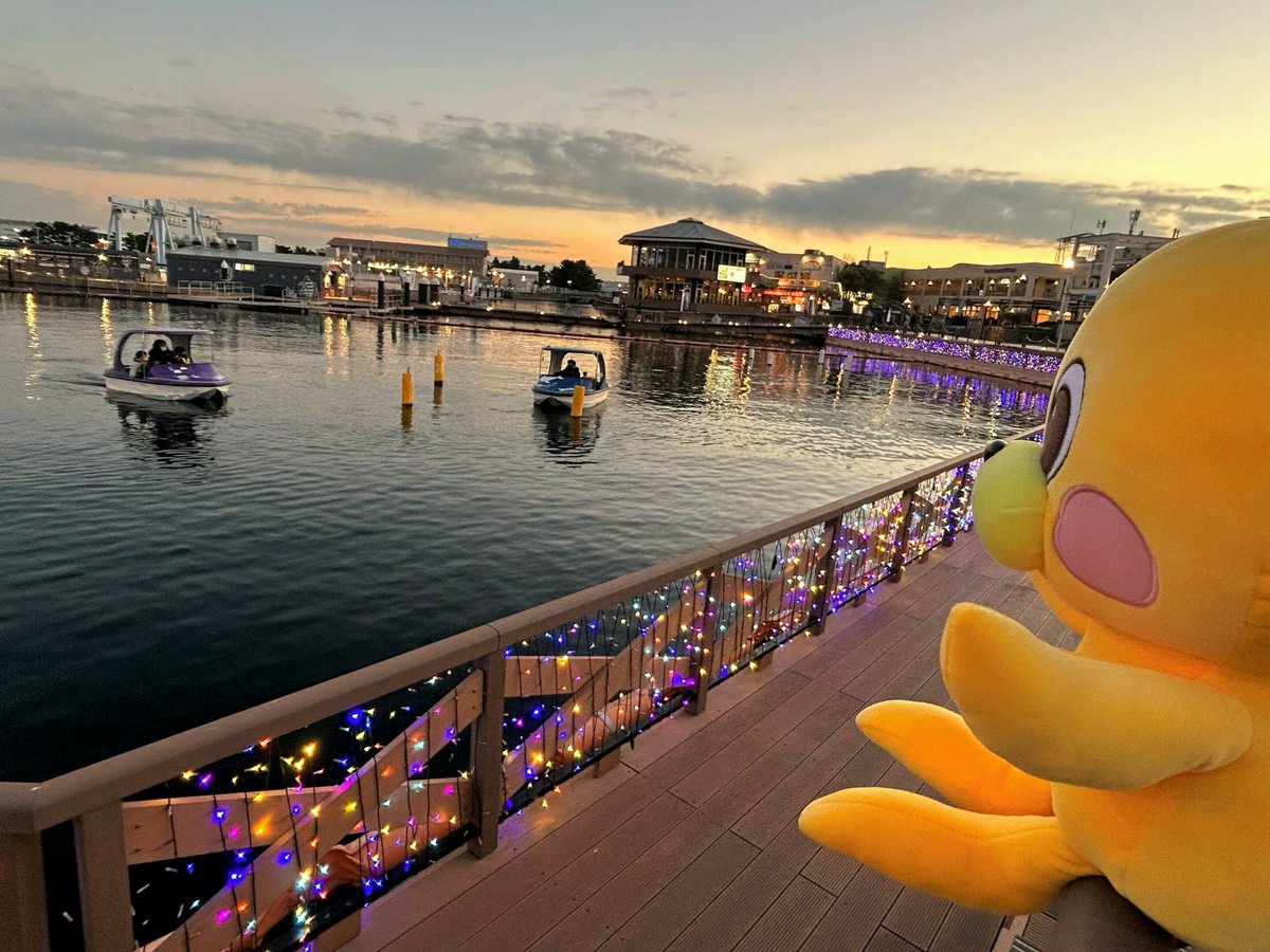 プレジャーランドの旅〜 ⑧シーボート🚤 只今、しーたくん。たそがれ中