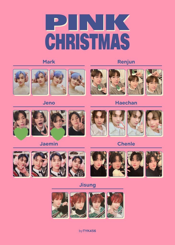 交換】NCT DREAM ドリーム PINK CHRISTMAS ピンク クリスマス トレカ