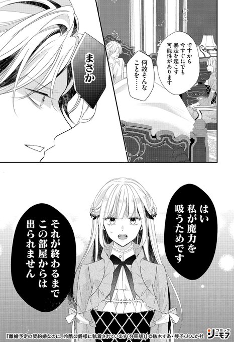 離婚予定の契約婚なのに、冷酷公爵様に執着されています』(3/4