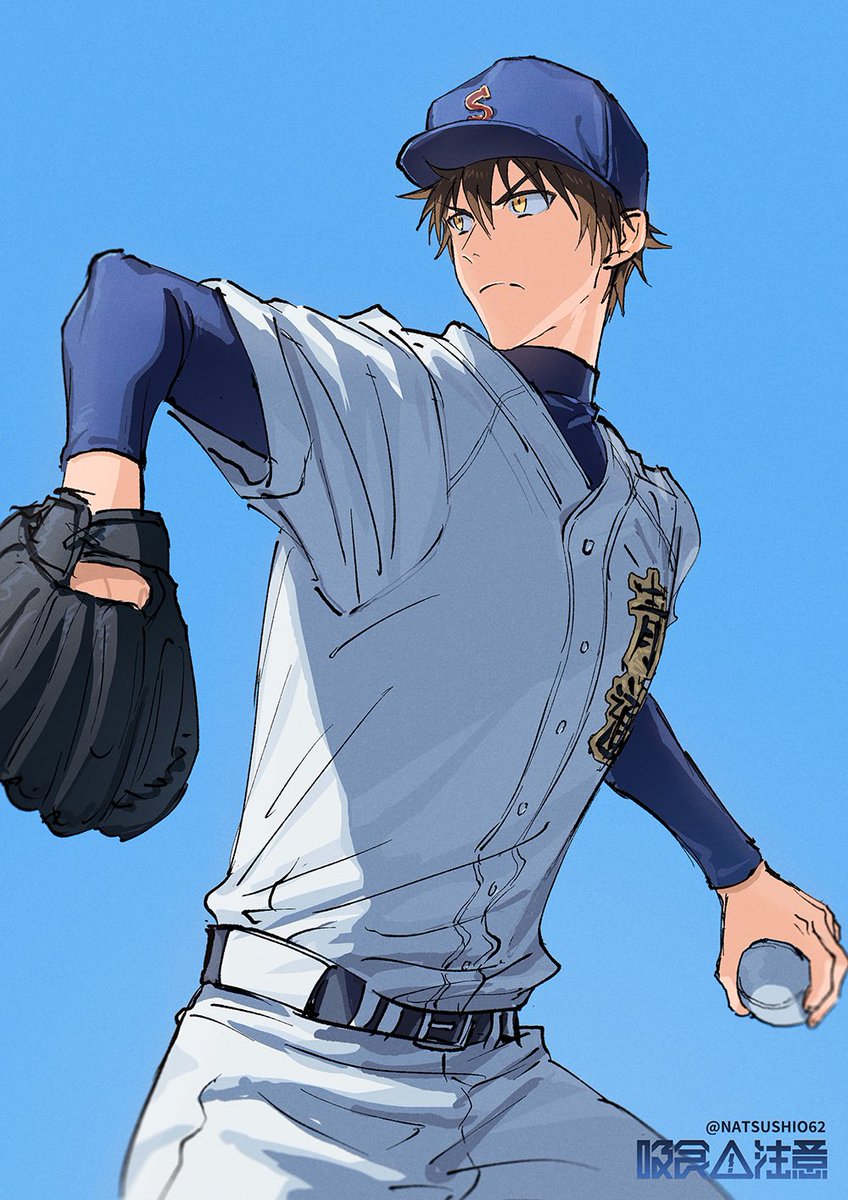 写真のスケッチ練習 #ダイヤのA #御幸一也 #沢村栄純