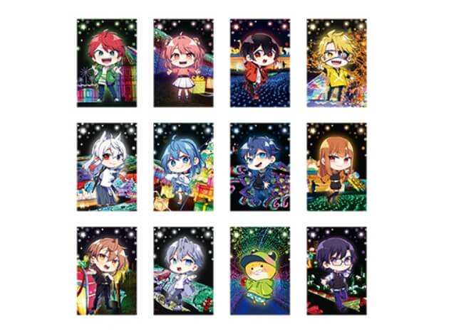 11月25日現在、カラフルピーチ関連商品購入ノベルティ(トレーディング