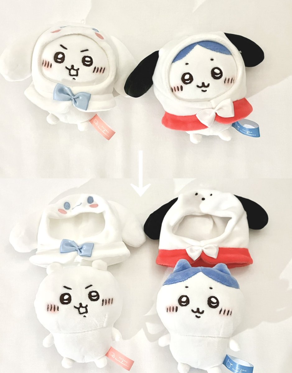 ぷちミニフードマスコットは着せ替え可能💕 とっても可愛いので、まだ