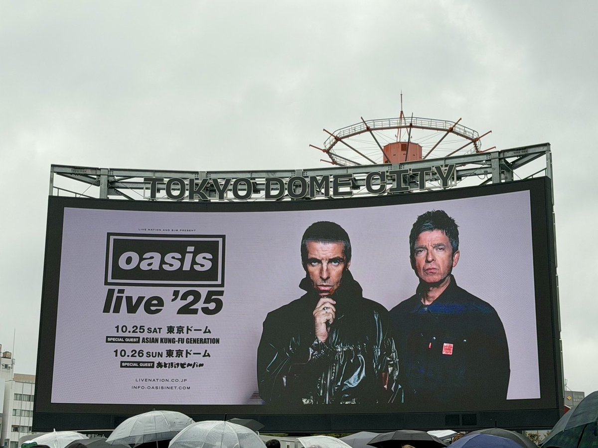 Oasis live '25 東京限定 ポスター 10月25.26 ポスター Tokyo City