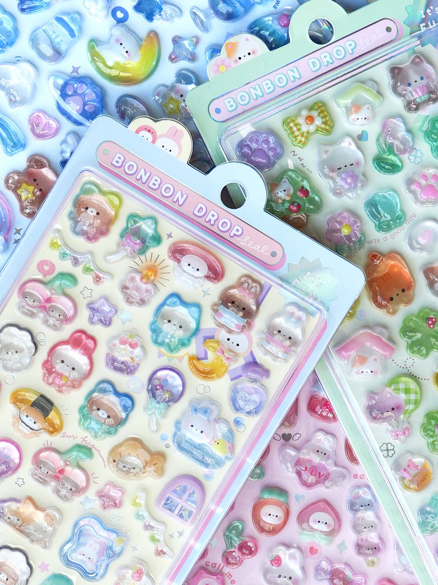 🎀 お知らせ 🎀 今週入荷予定の ボンボンドロップシールをご紹介