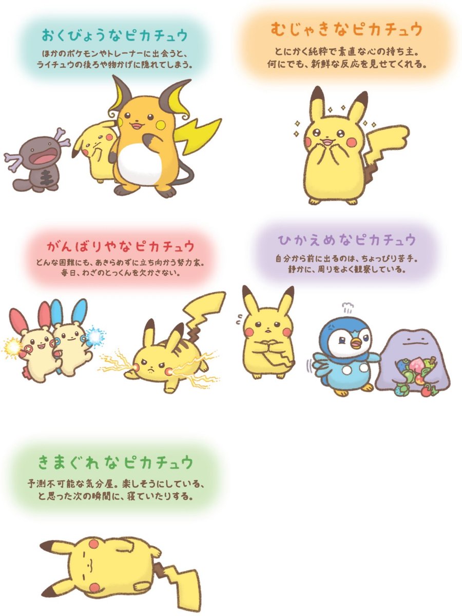 d⭐️ポケモン⭐️ メタモン ピチュー & ピカチュウ & ライチュウ